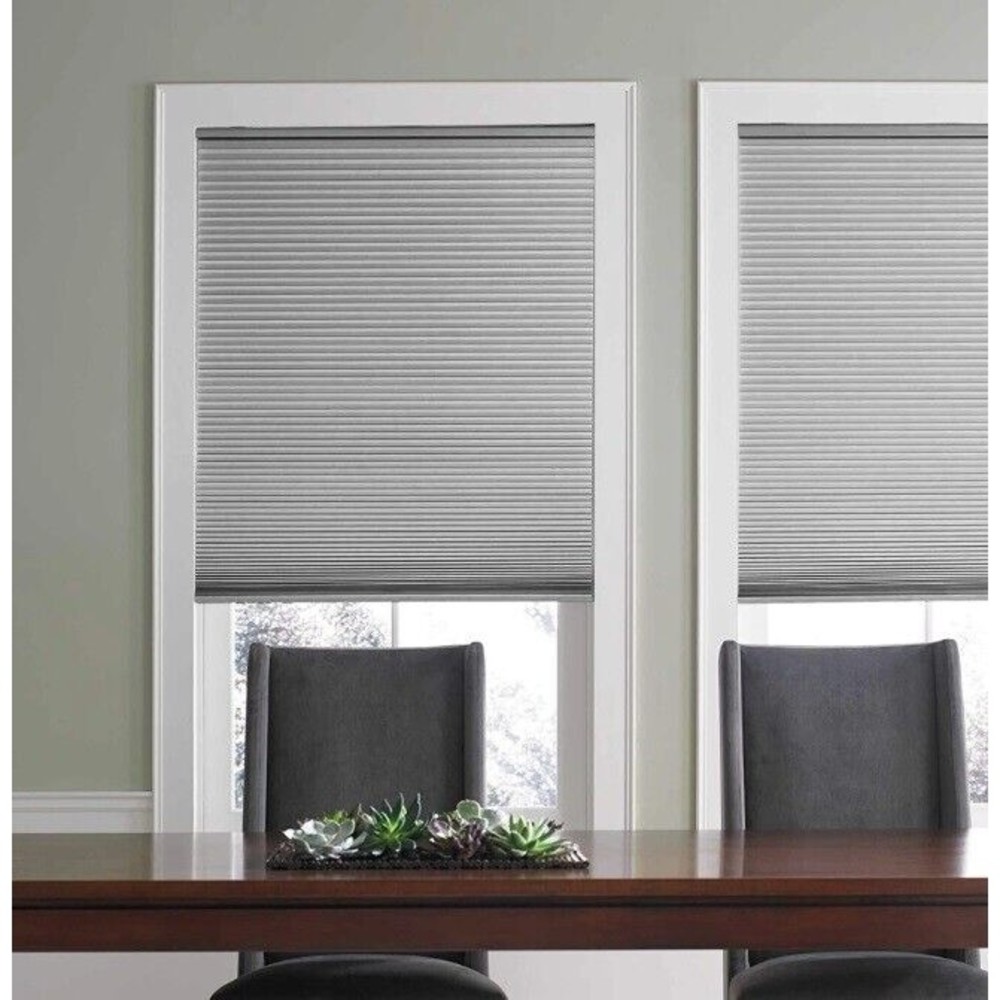 Real Simple Cordless Blackout Cellular 30" x 72" Shade in Gray